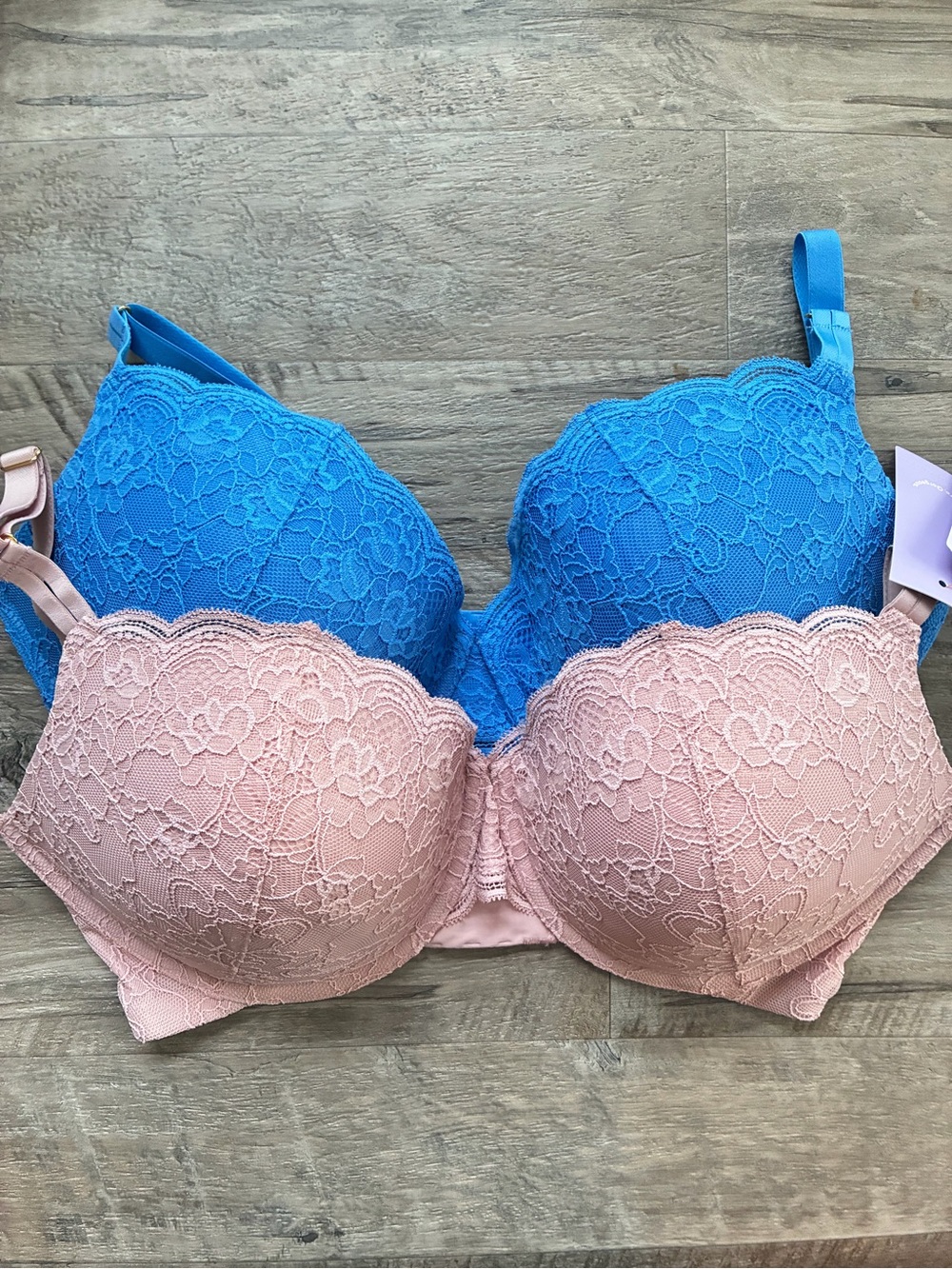 Joyspun 2 Lace Underwired Push Up Bras